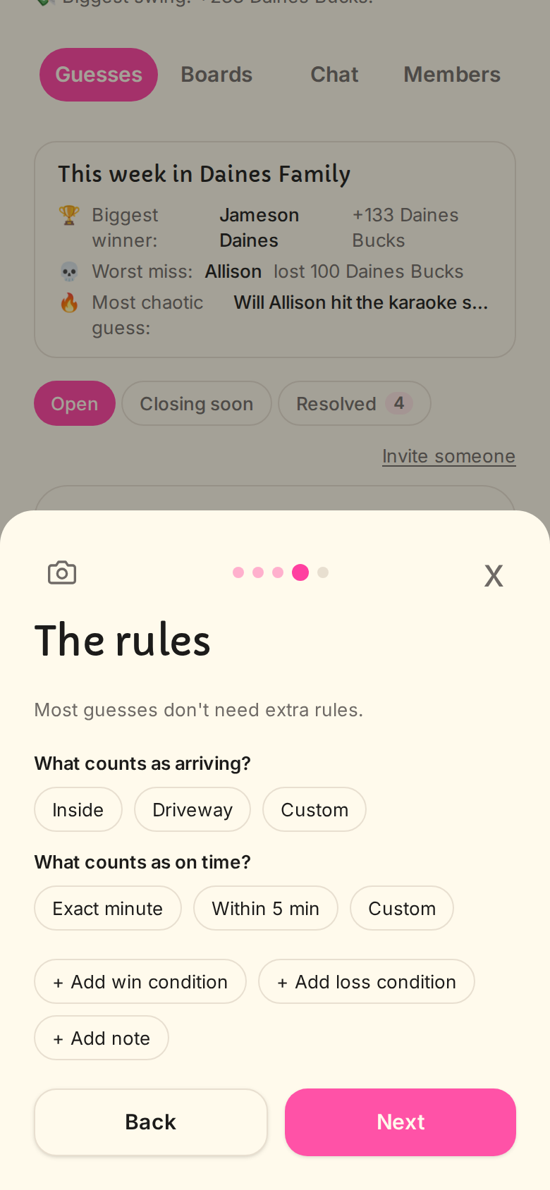 Composer, Rules (step 4/5)
