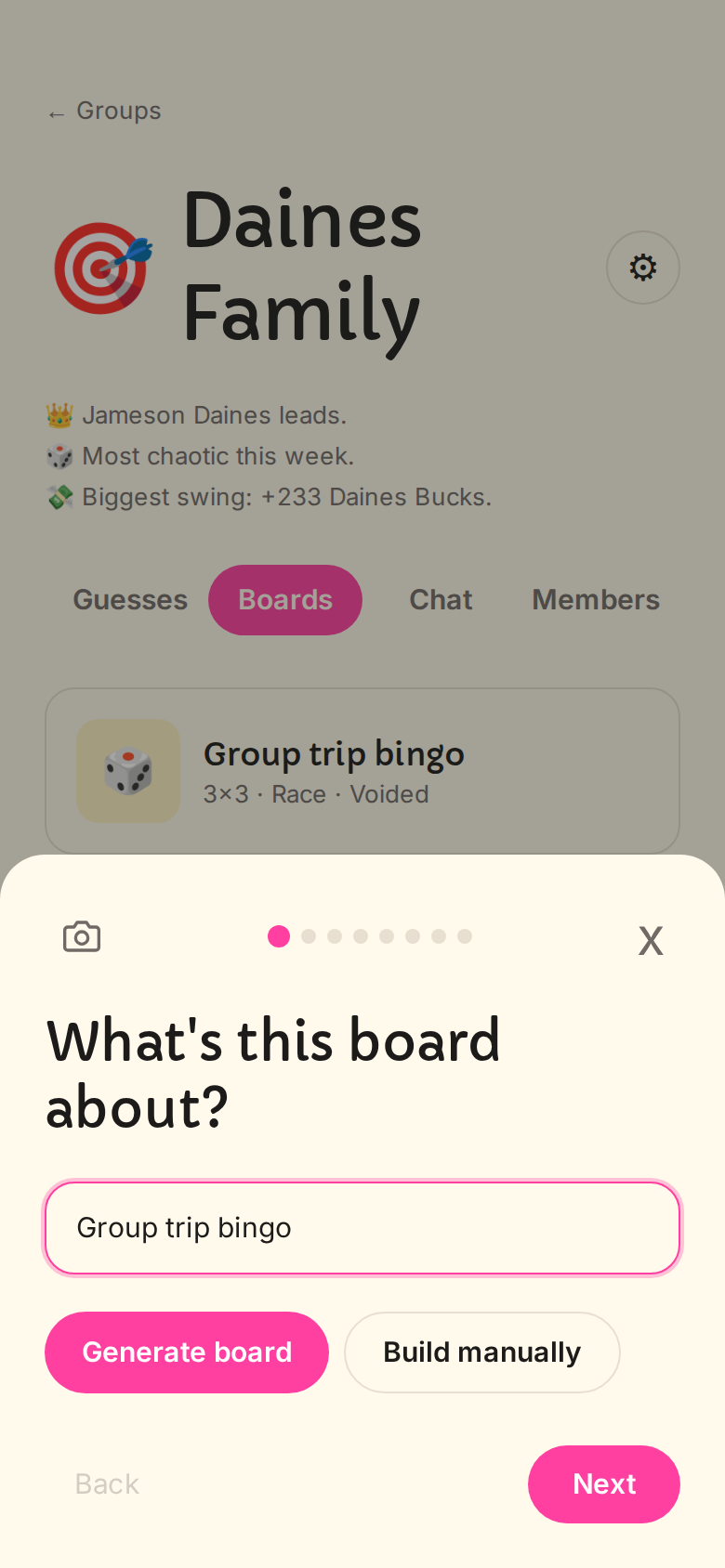 Board composer, What's this about (step 1/7)