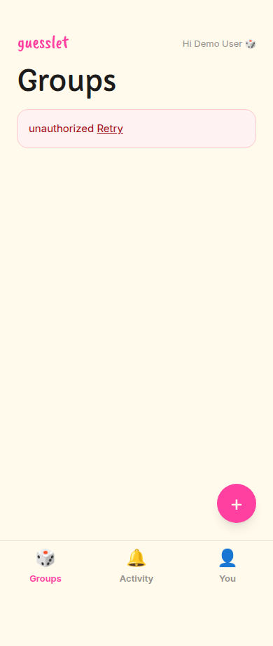 Splash screen — redirects to Auth